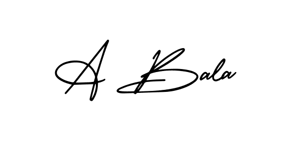 It looks lik you need a new signature style for name A Bala. Design unique handwritten (AmerikaSignatureDemo-Regular) signature with our free signature maker in just a few clicks. A Bala signature style 3 images and pictures png