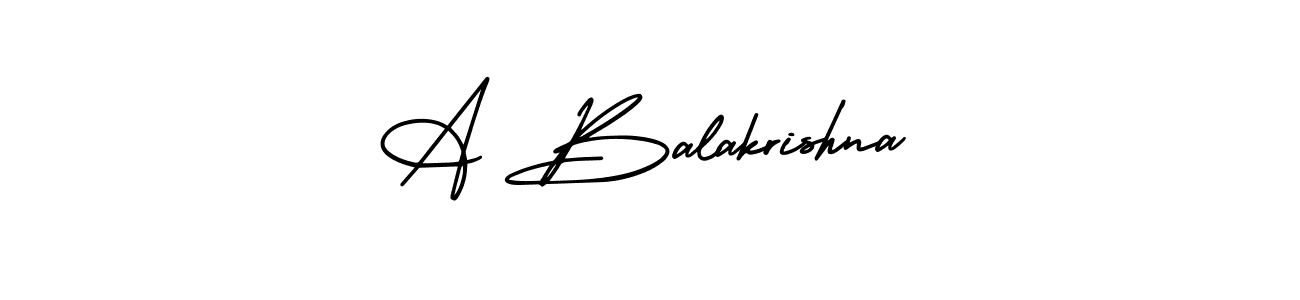 This is the best signature style for the A Balakrishna name. Also you like these signature font (AmerikaSignatureDemo-Regular). Mix name signature. A Balakrishna signature style 3 images and pictures png