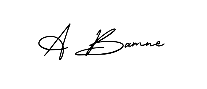 Once you've used our free online signature maker to create your best signature AmerikaSignatureDemo-Regular style, it's time to enjoy all of the benefits that A Bamne name signing documents. A Bamne signature style 3 images and pictures png