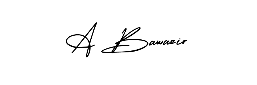 Also we have A Bawazir name is the best signature style. Create professional handwritten signature collection using AmerikaSignatureDemo-Regular autograph style. A Bawazir signature style 3 images and pictures png