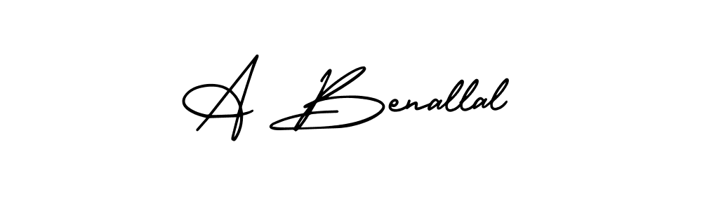Check out images of Autograph of A Benallal name. Actor A Benallal Signature Style. AmerikaSignatureDemo-Regular is a professional sign style online. A Benallal signature style 3 images and pictures png