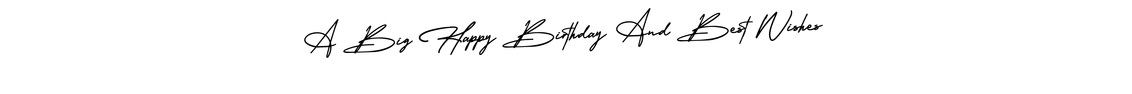 Check out images of Autograph of A Big Happy Birthday And Best Wishes name. Actor A Big Happy Birthday And Best Wishes Signature Style. AmerikaSignatureDemo-Regular is a professional sign style online. A Big Happy Birthday And Best Wishes signature style 3 images and pictures png