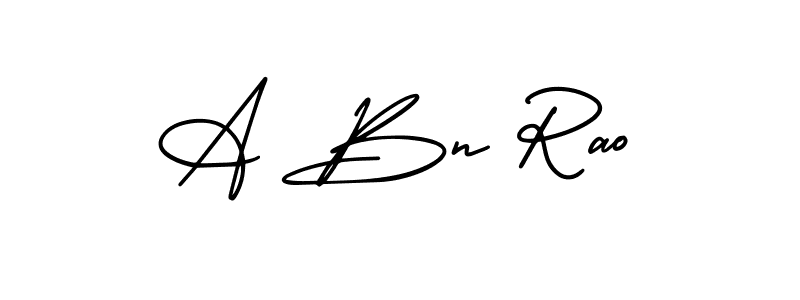 Also we have A Bn Rao name is the best signature style. Create professional handwritten signature collection using AmerikaSignatureDemo-Regular autograph style. A Bn Rao signature style 3 images and pictures png