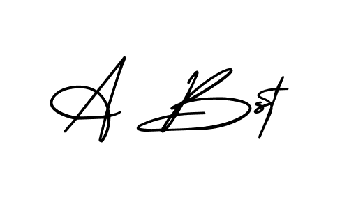 Best and Professional Signature Style for A Bst. AmerikaSignatureDemo-Regular Best Signature Style Collection. A Bst signature style 3 images and pictures png