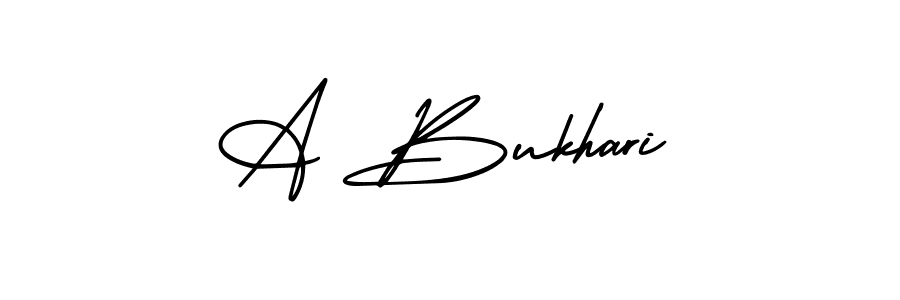 Best and Professional Signature Style for A Bukhari. AmerikaSignatureDemo-Regular Best Signature Style Collection. A Bukhari signature style 3 images and pictures png