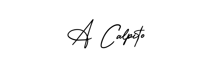 Also we have A Calpito name is the best signature style. Create professional handwritten signature collection using AmerikaSignatureDemo-Regular autograph style. A Calpito signature style 3 images and pictures png
