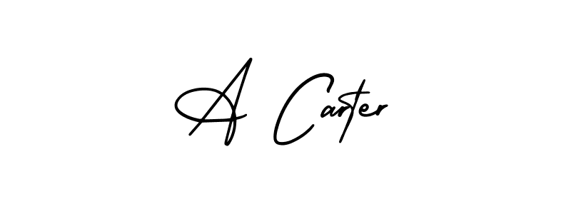if you are searching for the best signature style for your name A Carter. so please give up your signature search. here we have designed multiple signature styles  using AmerikaSignatureDemo-Regular. A Carter signature style 3 images and pictures png