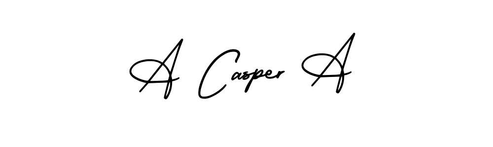 It looks lik you need a new signature style for name A Casper A. Design unique handwritten (AmerikaSignatureDemo-Regular) signature with our free signature maker in just a few clicks. A Casper A signature style 3 images and pictures png