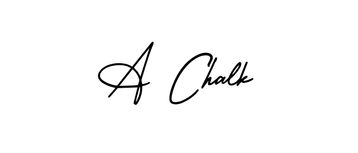 Best and Professional Signature Style for A Chalk. AmerikaSignatureDemo-Regular Best Signature Style Collection. A Chalk signature style 3 images and pictures png