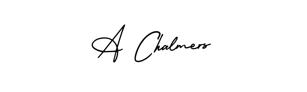 Make a beautiful signature design for name A Chalmers. With this signature (AmerikaSignatureDemo-Regular) style, you can create a handwritten signature for free. A Chalmers signature style 3 images and pictures png