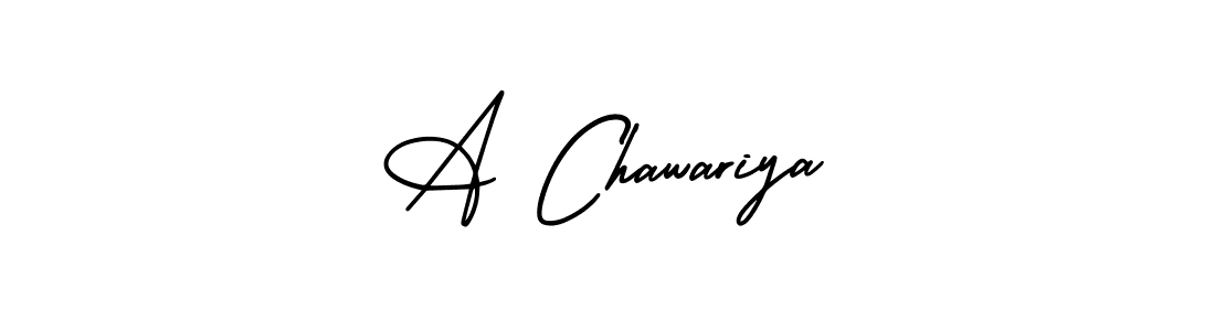 Create a beautiful signature design for name A Chawariya. With this signature (AmerikaSignatureDemo-Regular) fonts, you can make a handwritten signature for free. A Chawariya signature style 3 images and pictures png