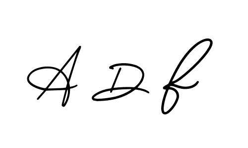 Also we have A D F name is the best signature style. Create professional handwritten signature collection using AmerikaSignatureDemo-Regular autograph style. A D F signature style 3 images and pictures png