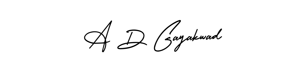 Make a beautiful signature design for name A D Gayakwad. Use this online signature maker to create a handwritten signature for free. A D Gayakwad signature style 3 images and pictures png