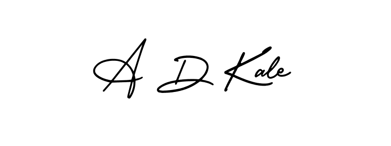 Make a beautiful signature design for name A D Kale. Use this online signature maker to create a handwritten signature for free. A D Kale signature style 3 images and pictures png