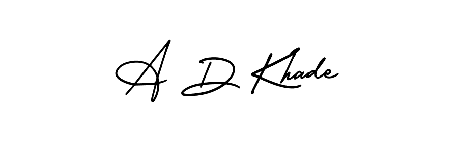 You can use this online signature creator to create a handwritten signature for the name A D Khade. This is the best online autograph maker. A D Khade signature style 3 images and pictures png