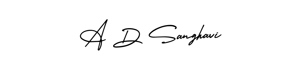 if you are searching for the best signature style for your name A D Sanghavi. so please give up your signature search. here we have designed multiple signature styles  using AmerikaSignatureDemo-Regular. A D Sanghavi signature style 3 images and pictures png