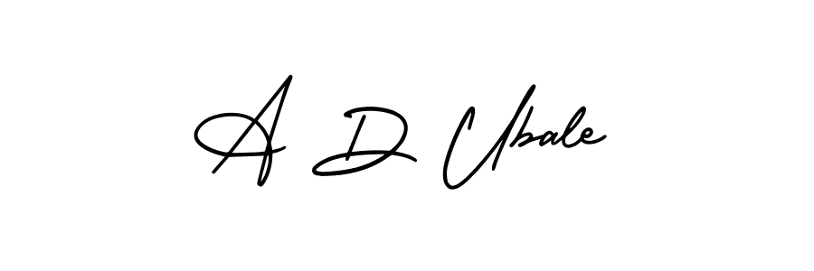 Once you've used our free online signature maker to create your best signature AmerikaSignatureDemo-Regular style, it's time to enjoy all of the benefits that A D Ubale name signing documents. A D Ubale signature style 3 images and pictures png