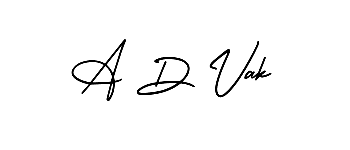 You can use this online signature creator to create a handwritten signature for the name A D Vak. This is the best online autograph maker. A D Vak signature style 3 images and pictures png