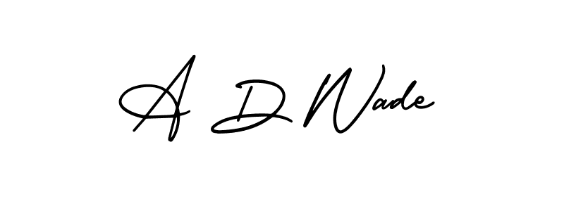 It looks lik you need a new signature style for name A D Wade. Design unique handwritten (AmerikaSignatureDemo-Regular) signature with our free signature maker in just a few clicks. A D Wade signature style 3 images and pictures png