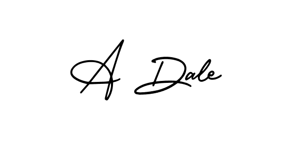 Also You can easily find your signature by using the search form. We will create A Dale name handwritten signature images for you free of cost using AmerikaSignatureDemo-Regular sign style. A Dale signature style 3 images and pictures png