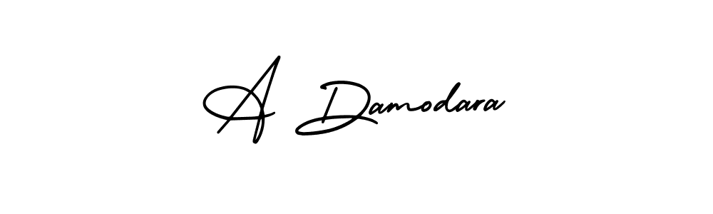 if you are searching for the best signature style for your name A Damodara. so please give up your signature search. here we have designed multiple signature styles  using AmerikaSignatureDemo-Regular. A Damodara signature style 3 images and pictures png