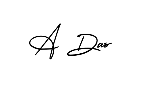 A Das stylish signature style. Best Handwritten Sign (AmerikaSignatureDemo-Regular) for my name. Handwritten Signature Collection Ideas for my name A Das. A Das signature style 3 images and pictures png
