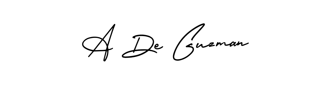 Use a signature maker to create a handwritten signature online. With this signature software, you can design (AmerikaSignatureDemo-Regular) your own signature for name A De Guzman. A De Guzman signature style 3 images and pictures png