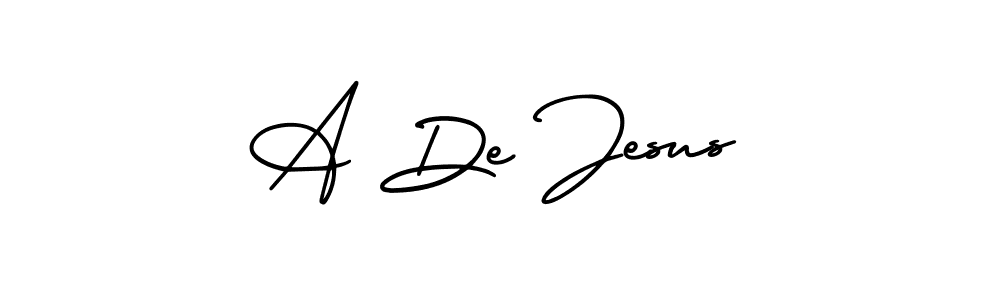Also we have A De Jesus name is the best signature style. Create professional handwritten signature collection using AmerikaSignatureDemo-Regular autograph style. A De Jesus signature style 3 images and pictures png