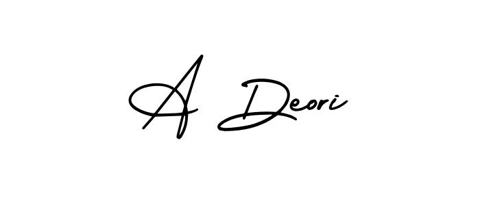 Also we have A Deori name is the best signature style. Create professional handwritten signature collection using AmerikaSignatureDemo-Regular autograph style. A Deori signature style 3 images and pictures png