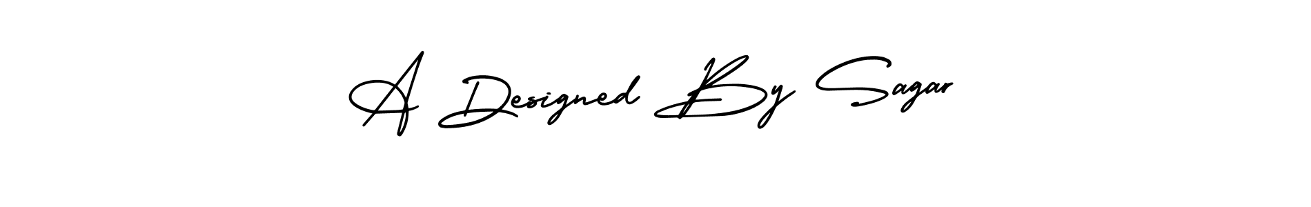 Design your own signature with our free online signature maker. With this signature software, you can create a handwritten (AmerikaSignatureDemo-Regular) signature for name A Designed By Sagar. A Designed By Sagar signature style 3 images and pictures png