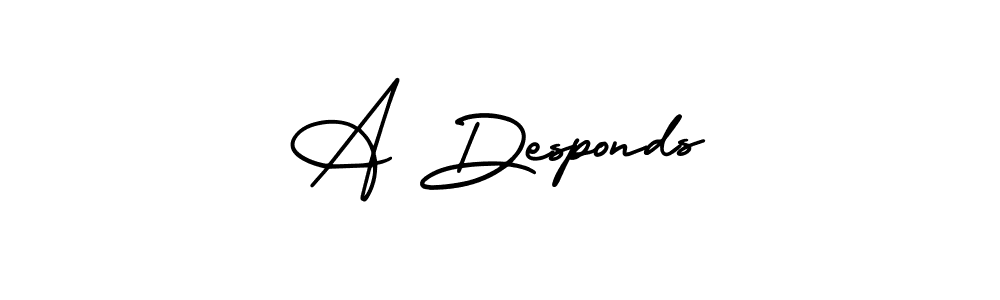 Design your own signature with our free online signature maker. With this signature software, you can create a handwritten (AmerikaSignatureDemo-Regular) signature for name A Desponds. A Desponds signature style 3 images and pictures png