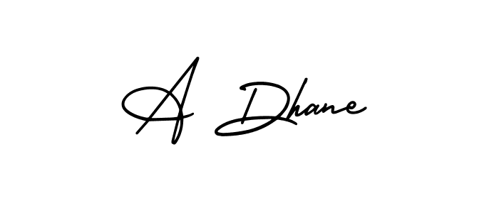 Best and Professional Signature Style for A Dhane. AmerikaSignatureDemo-Regular Best Signature Style Collection. A Dhane signature style 3 images and pictures png