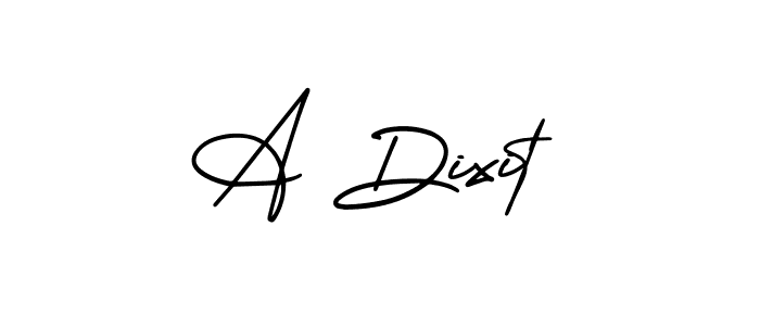 How to make A Dixit name signature. Use AmerikaSignatureDemo-Regular style for creating short signs online. This is the latest handwritten sign. A Dixit signature style 3 images and pictures png