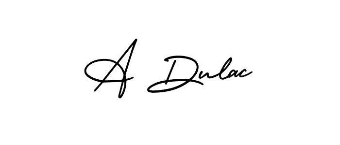 Also we have A Dulac name is the best signature style. Create professional handwritten signature collection using AmerikaSignatureDemo-Regular autograph style. A Dulac signature style 3 images and pictures png