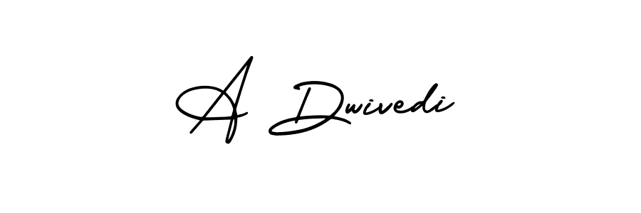 Make a beautiful signature design for name A Dwivedi. With this signature (AmerikaSignatureDemo-Regular) style, you can create a handwritten signature for free. A Dwivedi signature style 3 images and pictures png