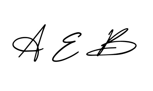 Check out images of Autograph of A E B name. Actor A E B Signature Style. AmerikaSignatureDemo-Regular is a professional sign style online. A E B signature style 3 images and pictures png