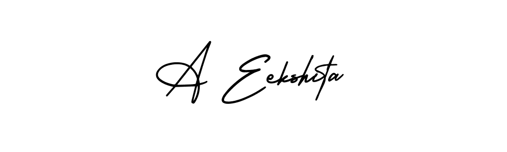 How to make A Eekshita signature? AmerikaSignatureDemo-Regular is a professional autograph style. Create handwritten signature for A Eekshita name. A Eekshita signature style 3 images and pictures png