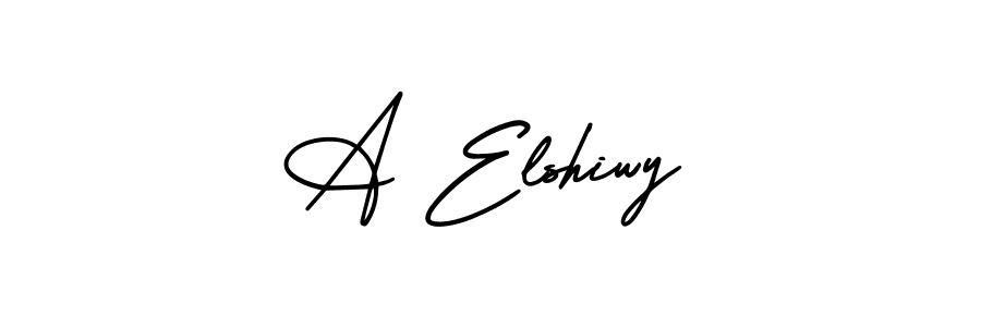 Similarly AmerikaSignatureDemo-Regular is the best handwritten signature design. Signature creator online .You can use it as an online autograph creator for name A Elshiwy. A Elshiwy signature style 3 images and pictures png