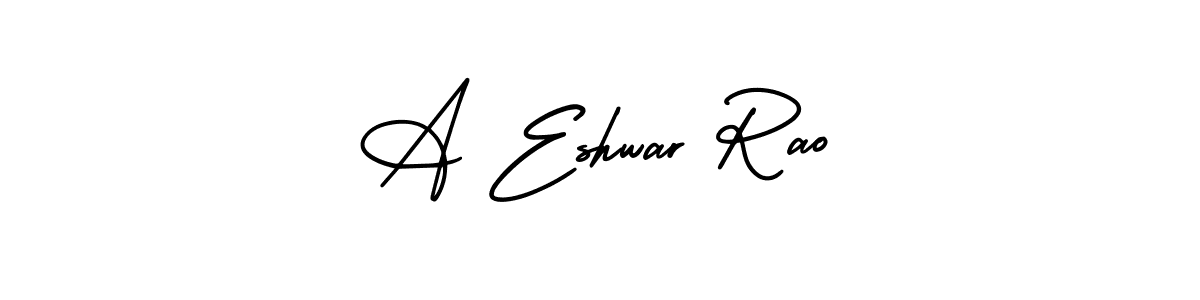Also we have A Eshwar Rao name is the best signature style. Create professional handwritten signature collection using AmerikaSignatureDemo-Regular autograph style. A Eshwar Rao signature style 3 images and pictures png
