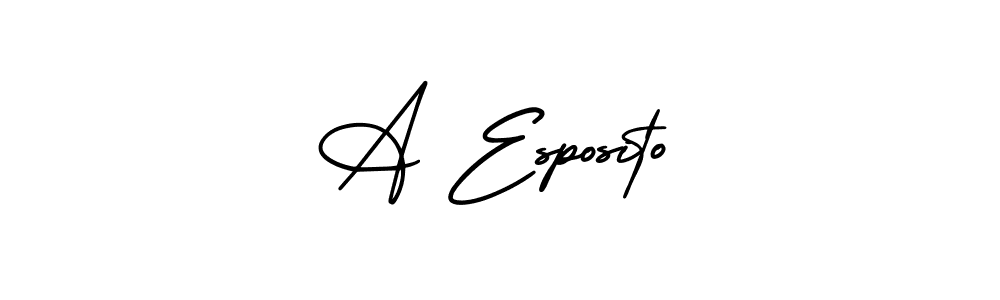 AmerikaSignatureDemo-Regular is a professional signature style that is perfect for those who want to add a touch of class to their signature. It is also a great choice for those who want to make their signature more unique. Get A Esposito name to fancy signature for free. A Esposito signature style 3 images and pictures png