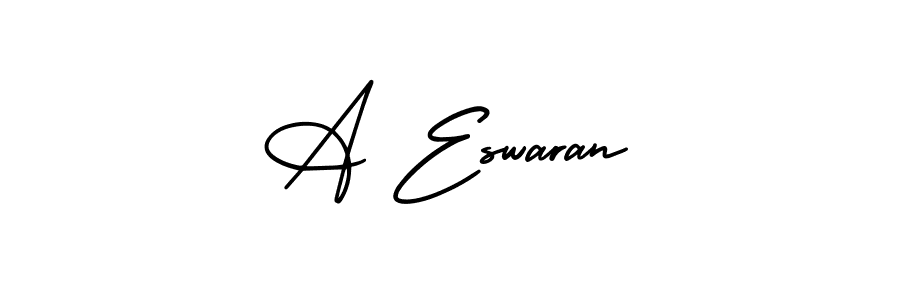 Make a beautiful signature design for name A Eswaran. Use this online signature maker to create a handwritten signature for free. A Eswaran signature style 3 images and pictures png