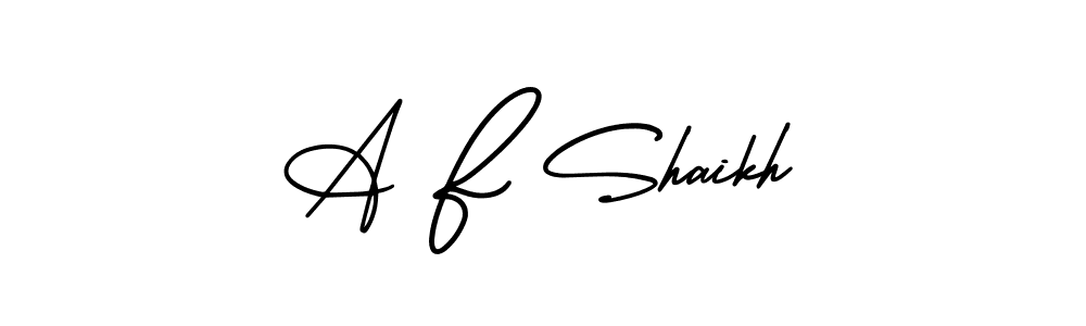 It looks lik you need a new signature style for name A F Shaikh. Design unique handwritten (AmerikaSignatureDemo-Regular) signature with our free signature maker in just a few clicks. A F Shaikh signature style 3 images and pictures png