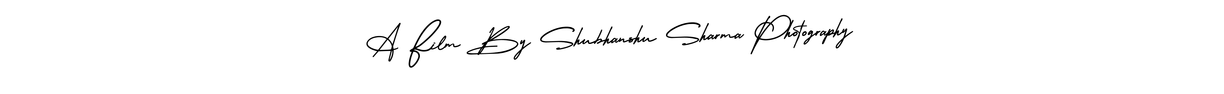 Use a signature maker to create a handwritten signature online. With this signature software, you can design (AmerikaSignatureDemo-Regular) your own signature for name A Film By Shubhanshu Sharma Photography. A Film By Shubhanshu Sharma Photography signature style 3 images and pictures png