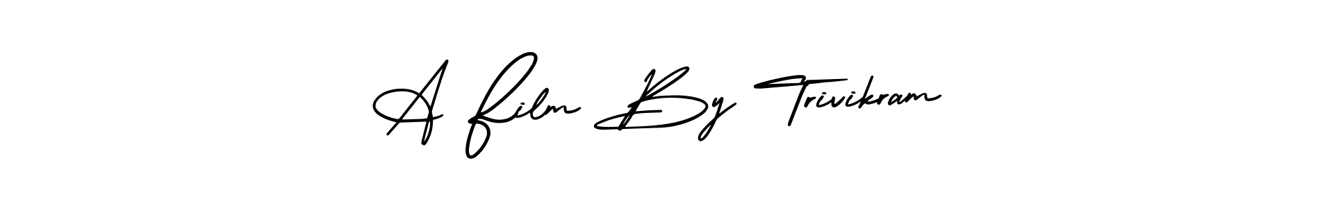 Create a beautiful signature design for name A Film By Trivikram. With this signature (AmerikaSignatureDemo-Regular) fonts, you can make a handwritten signature for free. A Film By Trivikram signature style 3 images and pictures png