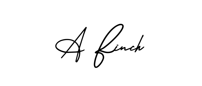 How to Draw A Finch signature style? AmerikaSignatureDemo-Regular is a latest design signature styles for name A Finch. A Finch signature style 3 images and pictures png