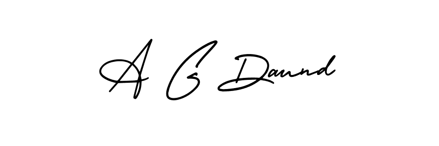 Also we have A G Daund name is the best signature style. Create professional handwritten signature collection using AmerikaSignatureDemo-Regular autograph style. A G Daund signature style 3 images and pictures png