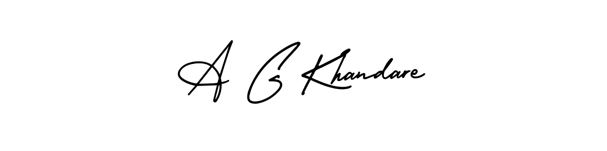 Best and Professional Signature Style for A G Khandare. AmerikaSignatureDemo-Regular Best Signature Style Collection. A G Khandare signature style 3 images and pictures png
