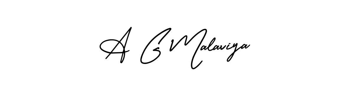 How to make A G Malaviya signature? AmerikaSignatureDemo-Regular is a professional autograph style. Create handwritten signature for A G Malaviya name. A G Malaviya signature style 3 images and pictures png