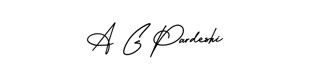 It looks lik you need a new signature style for name A G Pardeshi. Design unique handwritten (AmerikaSignatureDemo-Regular) signature with our free signature maker in just a few clicks. A G Pardeshi signature style 3 images and pictures png