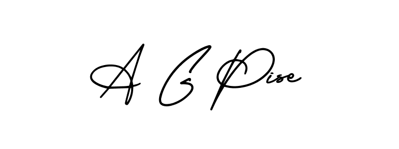 Once you've used our free online signature maker to create your best signature AmerikaSignatureDemo-Regular style, it's time to enjoy all of the benefits that A G Pise name signing documents. A G Pise signature style 3 images and pictures png